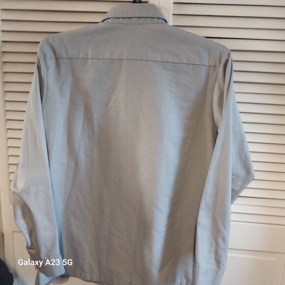 Red Kap Mens Light Blue Button-Up Work Shirt With DeHops Brewing Logo - Picture 4 of 9